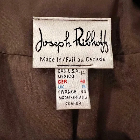 Joseph Ribcoff Faux Fur Jacket